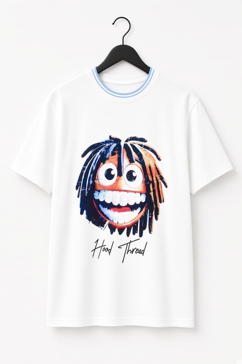 Hood Thread Signature Oversized Shirt