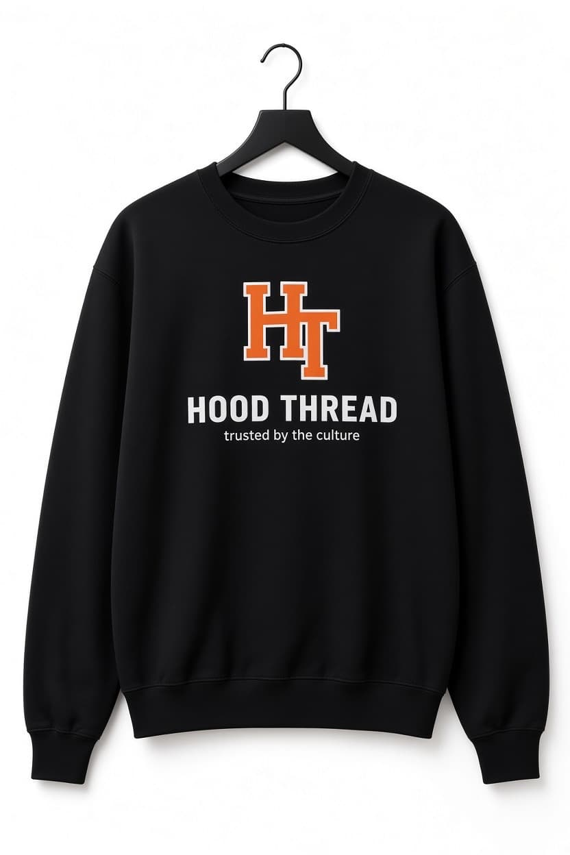 Hood thread Crewneck Sweatshirt