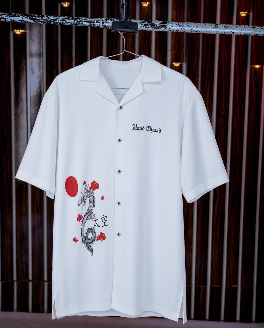 Hood Thread Dragon Edition short Sleeve Shirt